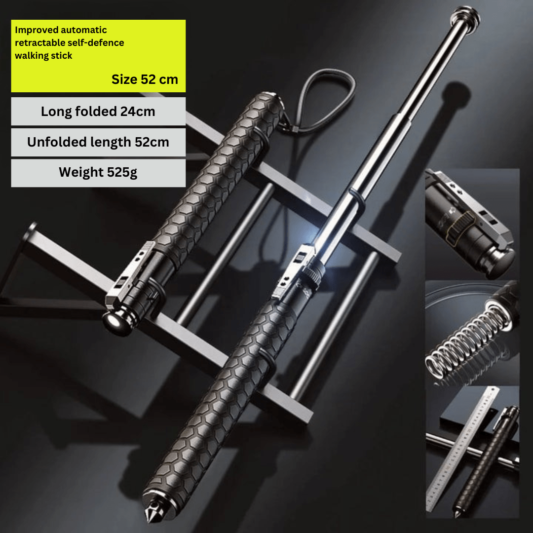 HikeShield – Lightweight Hiking Pole with Automatic Pop-Up