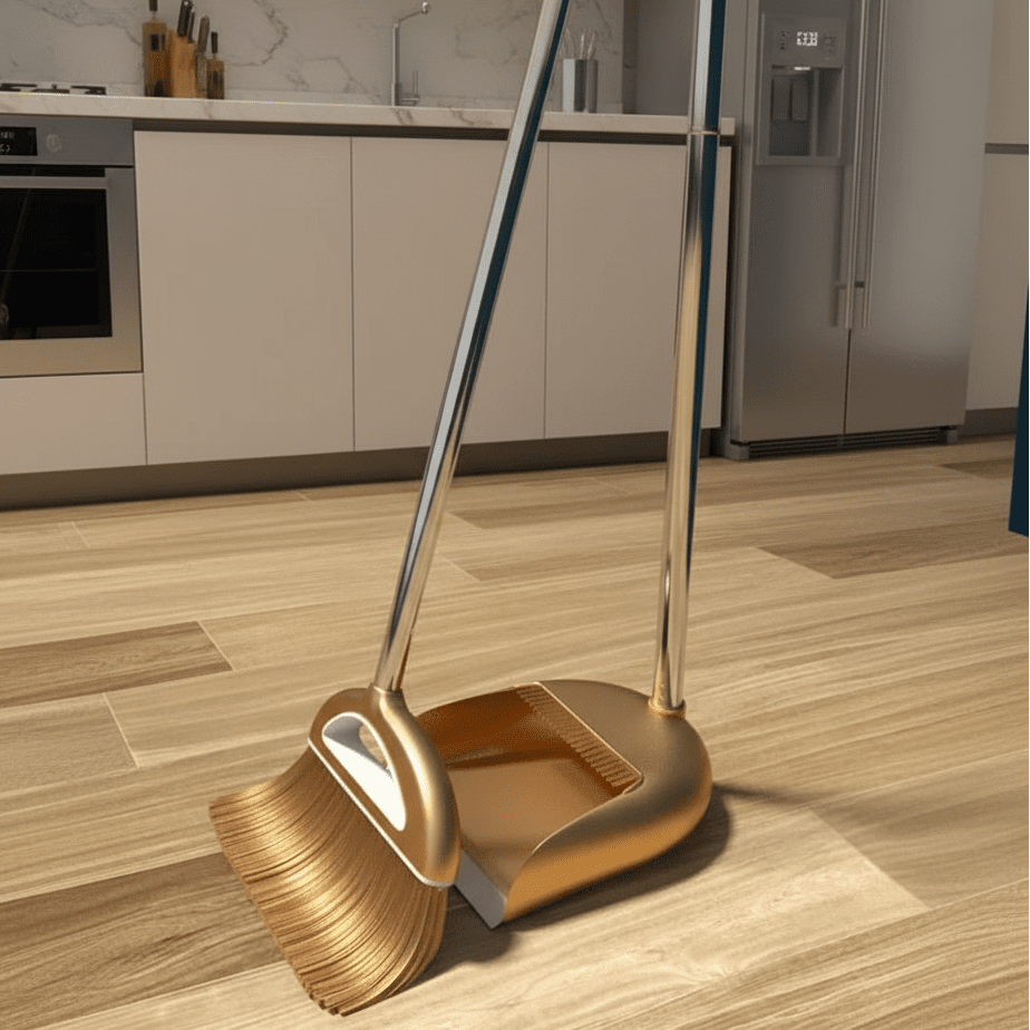 SWEEPMATE – Folding Broom and Dustpan Cleaning Kit for Fast Efficient Cleaning 0
