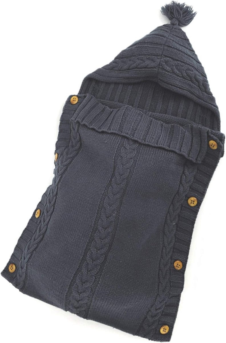 Hugnest Baby Wrap – Beige Newborn Blanket – Soft Sleeping Bag for Warmth and Comfort