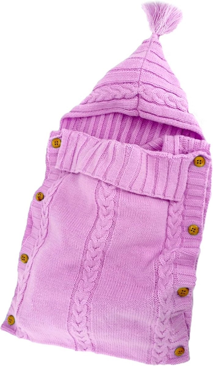 Hugnest Baby Wrap – Beige Newborn Blanket – Soft Sleeping Bag for Warmth and Comfort