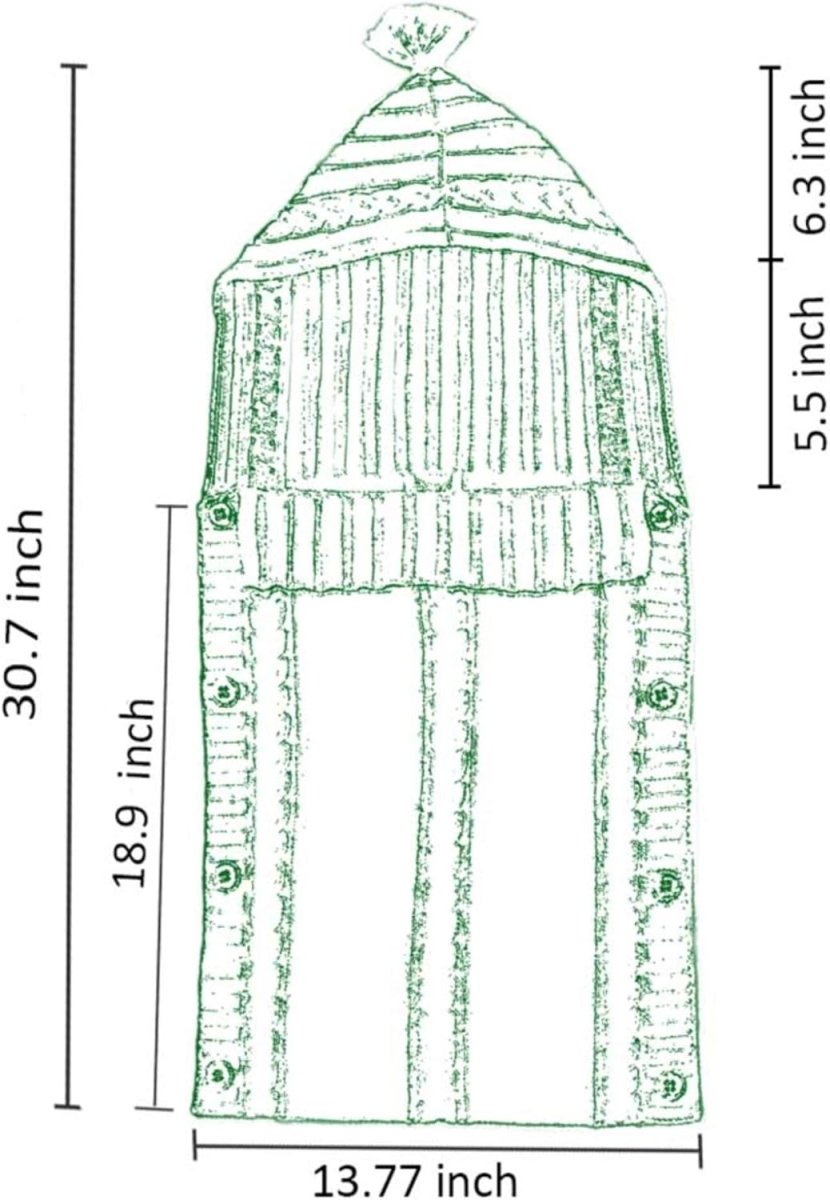 Hugnest Baby Wrap – Beige Newborn Blanket – Soft Sleeping Bag for Warmth and Comfort