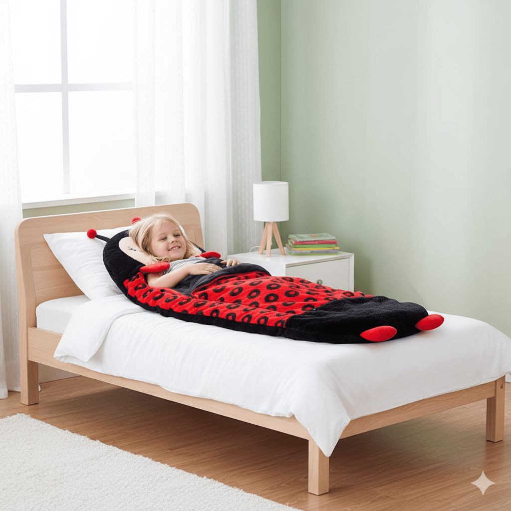 HUGSLEEPERS – 2-in-1 Plüschtier & Schlafsack für Kinder