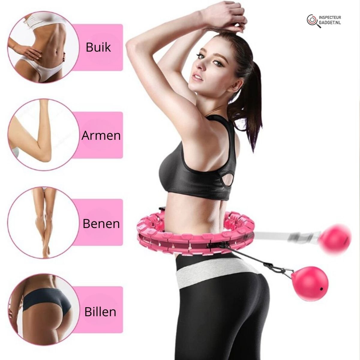  Hula Hoop tires with weight - adjustable Hula Hoop for full body training-4
