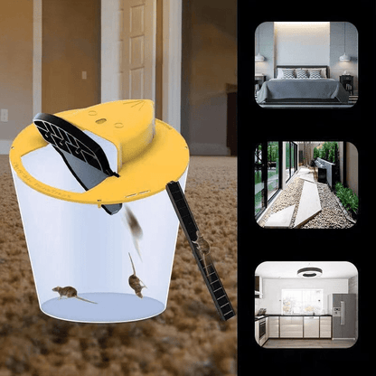 Humane Mouse Trap Bucket Lid – Safe and Effective Mice Trap Compatible with Standard Buckets for Easy Rodent Control-5