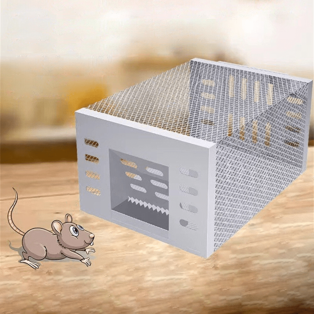 Humane Mouse Trap for Safe and Efficient Pest Control – Reusable Design for 10-15 Mice Capture-2