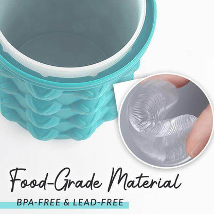ICECUBE Maker-space-saving 2-in-1 silicone ice cube container with cooling function 6