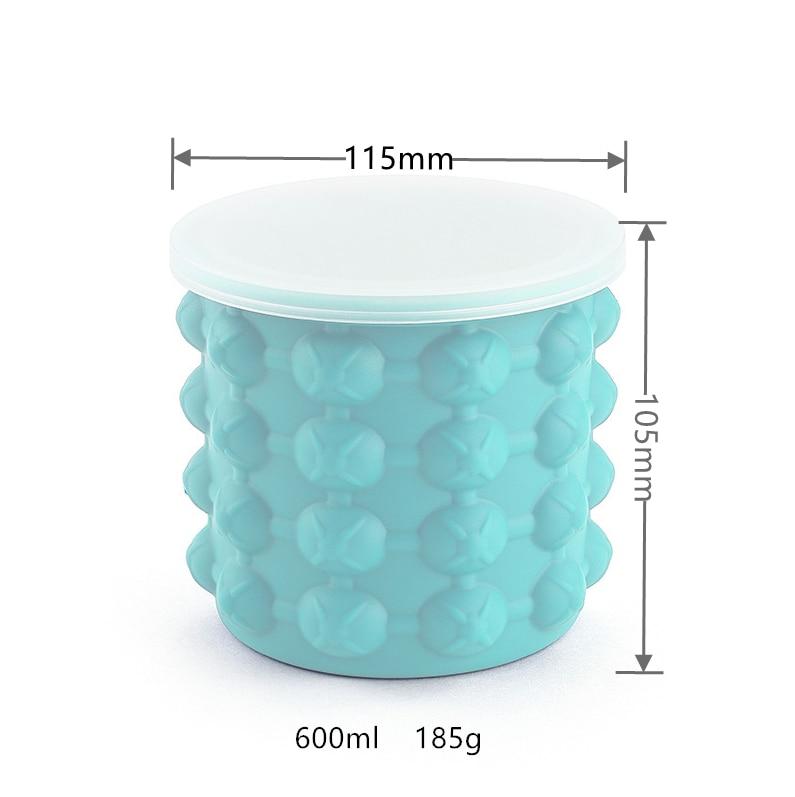 ICECUBE Maker-space-saving 2-in-1 silicone ice cube container with cooling function 8
