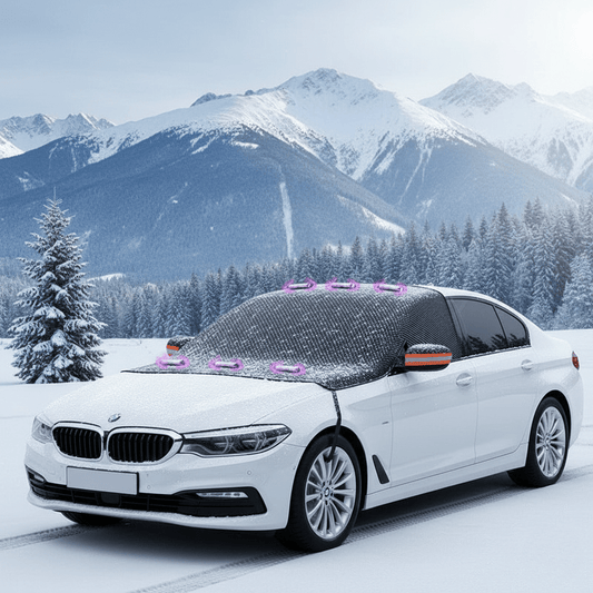 ICESHIELD MAX – Duurzame Oxford Stof Sneeuw- en Zonbescherming voor Voertuigen
