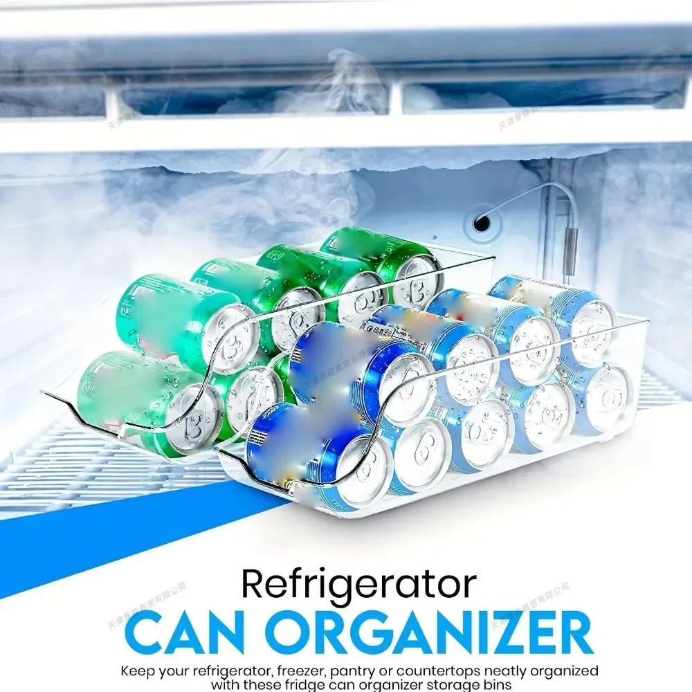 CHILLRAIL – Compact can organizer for refrigerator & freezer 2