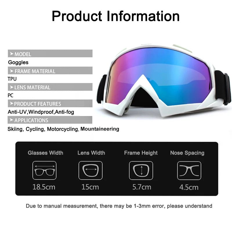 VISIONRIDE – Windproof Anti-Fog Ski Goggles for Clear Winter Vision 6