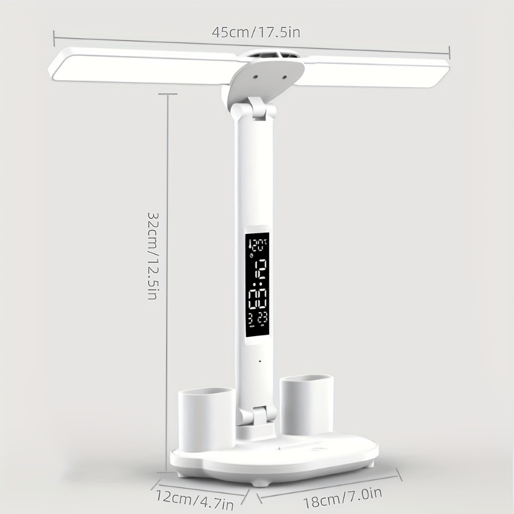 LUMIDUAL – Versatile Dual-Head LED Desk Lamp with Touch Control and USB Power 5