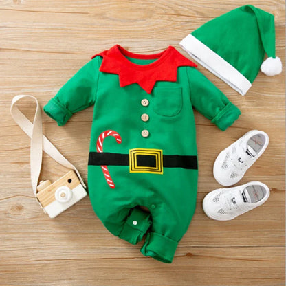 Minimode Festive Suit – Soft Cotton Christmas Outfit for Babies and Toddlers