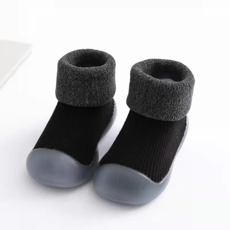 TinySteps Grip Socks - Calzini antiscivolo per bambini con suola in gomma per primi passi in sicurezza