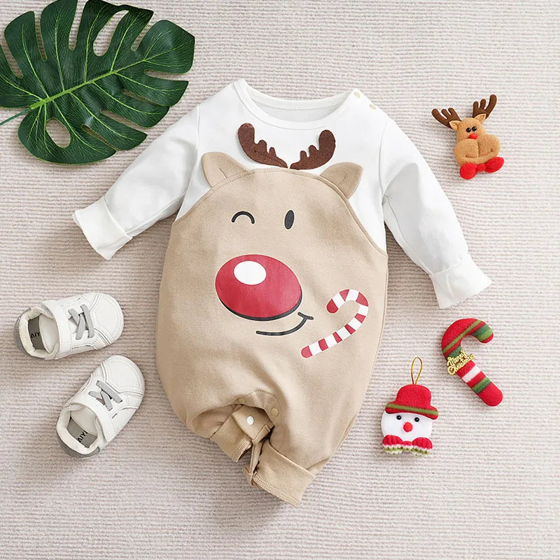 Minimode Festive Suit – Soft Cotton Christmas Outfit for Babies and Toddlers
