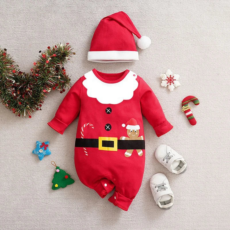 Minimode Festive Suit – Soft Cotton Christmas Outfit for Babies and Toddlers