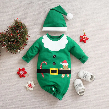 Minimode Festive Suit – Soft Cotton Christmas Outfit for Babies and Toddlers