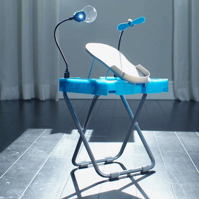  Pediluxe Pro - foldable pedicure chair with LED lighting and fan-6
