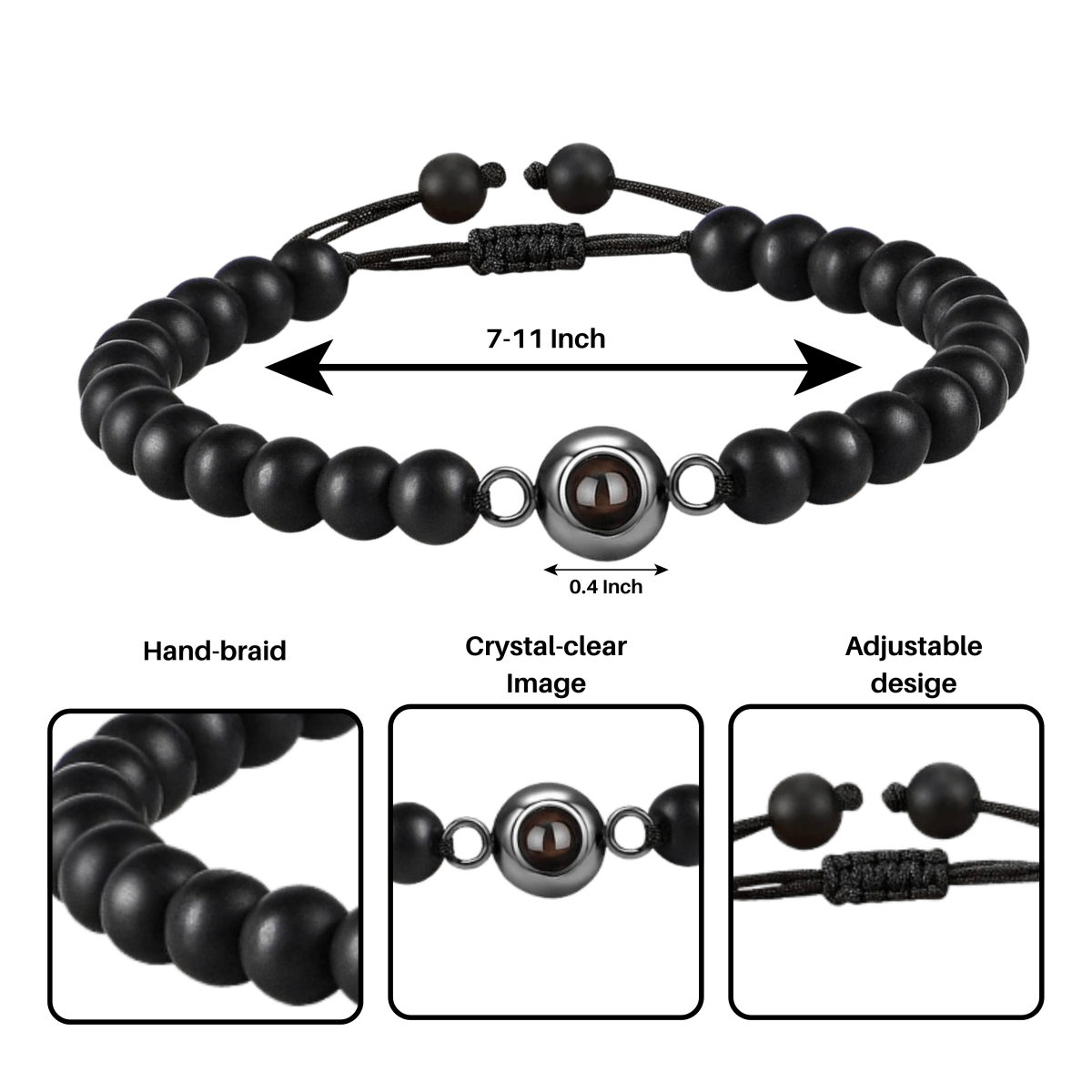 INFINORA – Gepersonaliseerde projectie armband met foto
