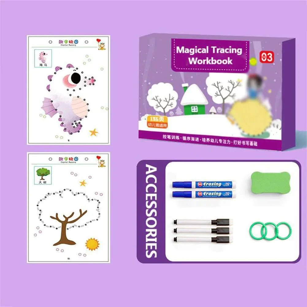 InkyPlay Learning Pad - Bloc-notes réutilisable pour l'apprentissage créatif sans temps d'écran