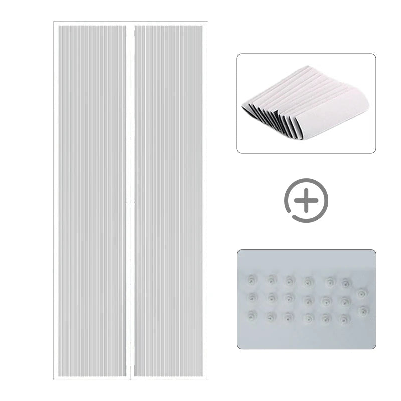 Magnetic Screen Door Curtain - Durable Insect Barrier with Easy Magnetic Closure 7