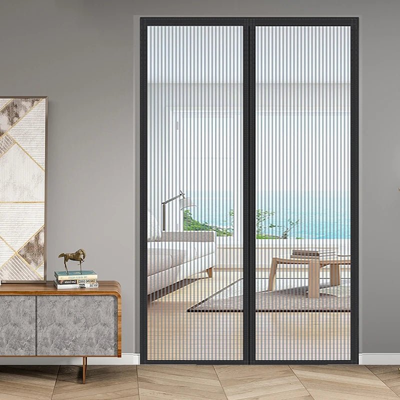 Magnetic Screen Door Curtain - Durable Insect Barrier with Easy Magnetic Closure 1