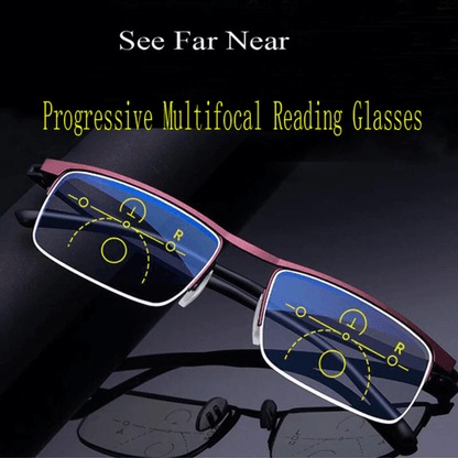 Lentes Progresivos Inteligentes – Visión Clara para Leer y Conducir