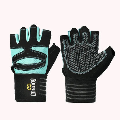 LUVA IRONGRIP – Luvas de Fitness Respirável com Suporte para o Pulso