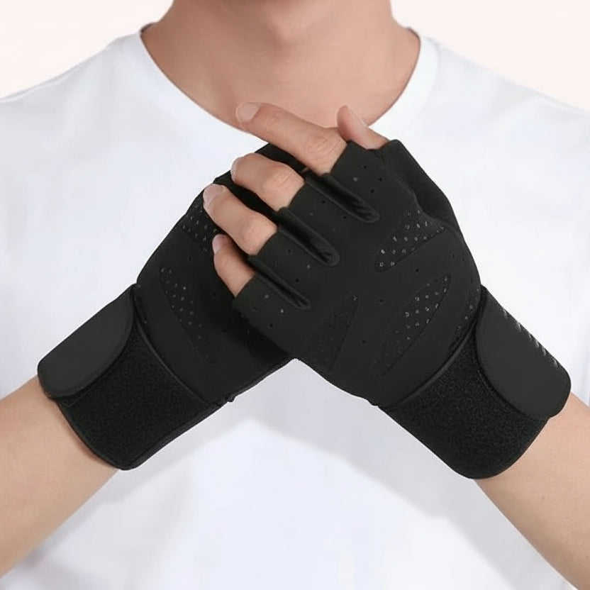 IRONGRIP-KÄSINEET – Hengittävät kuntoilukäsineet ranne tuella