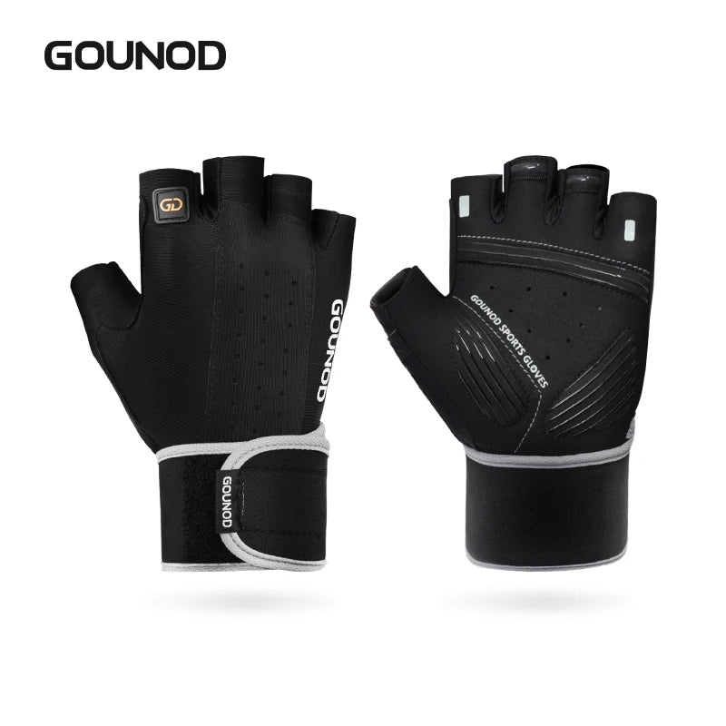 LUVA IRONGRIP – Luvas de Fitness Respirável com Suporte para o Pulso