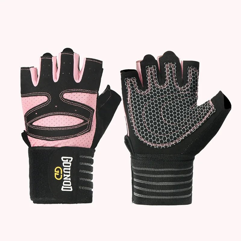 LUVA IRONGRIP – Luvas de Fitness Respirável com Suporte para o Pulso
