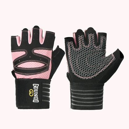 LUVA IRONGRIP – Luvas de Fitness Respirável com Suporte para o Pulso
