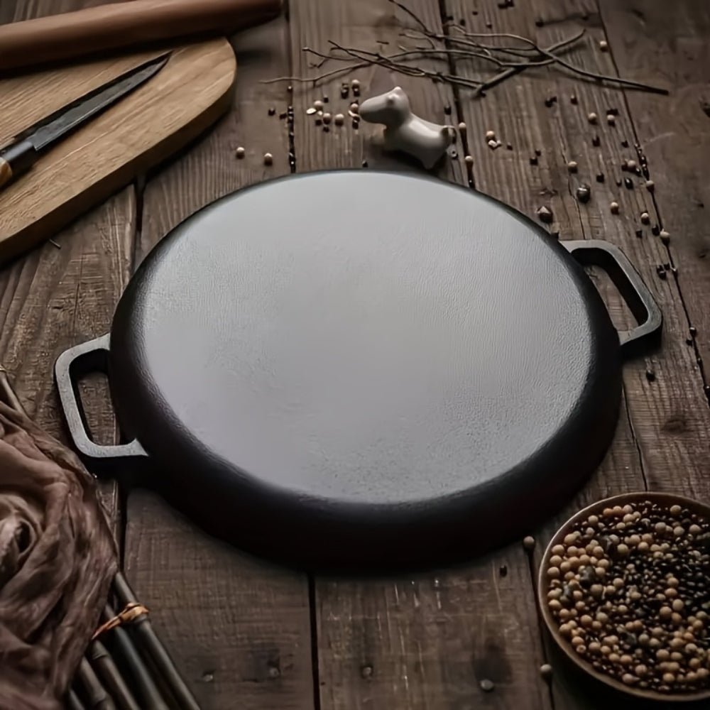 IRONFLAT – Non-Stick Cast Iron Griddle Skillet Pan with Dual Handles 2