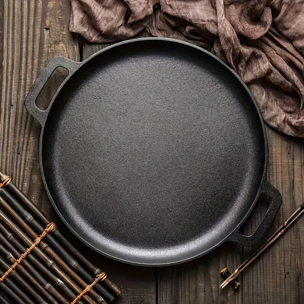 IRONFLAT – Non-Stick Cast Iron Griddle Skillet Pan with Dual Handles 1