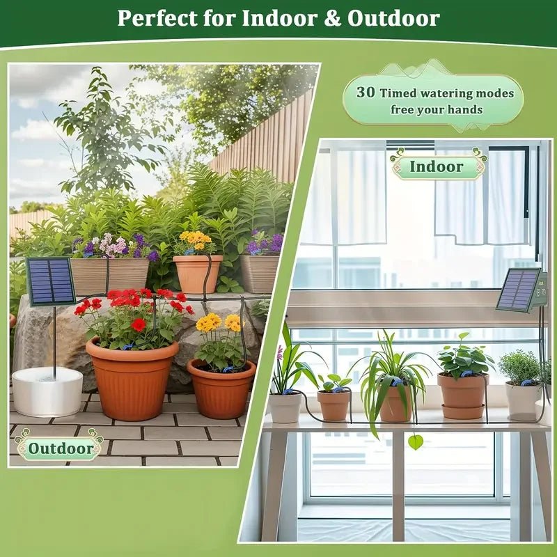 IRRIGEN – Irrigation goutte à goutte solaire intelligente pour petits jardins