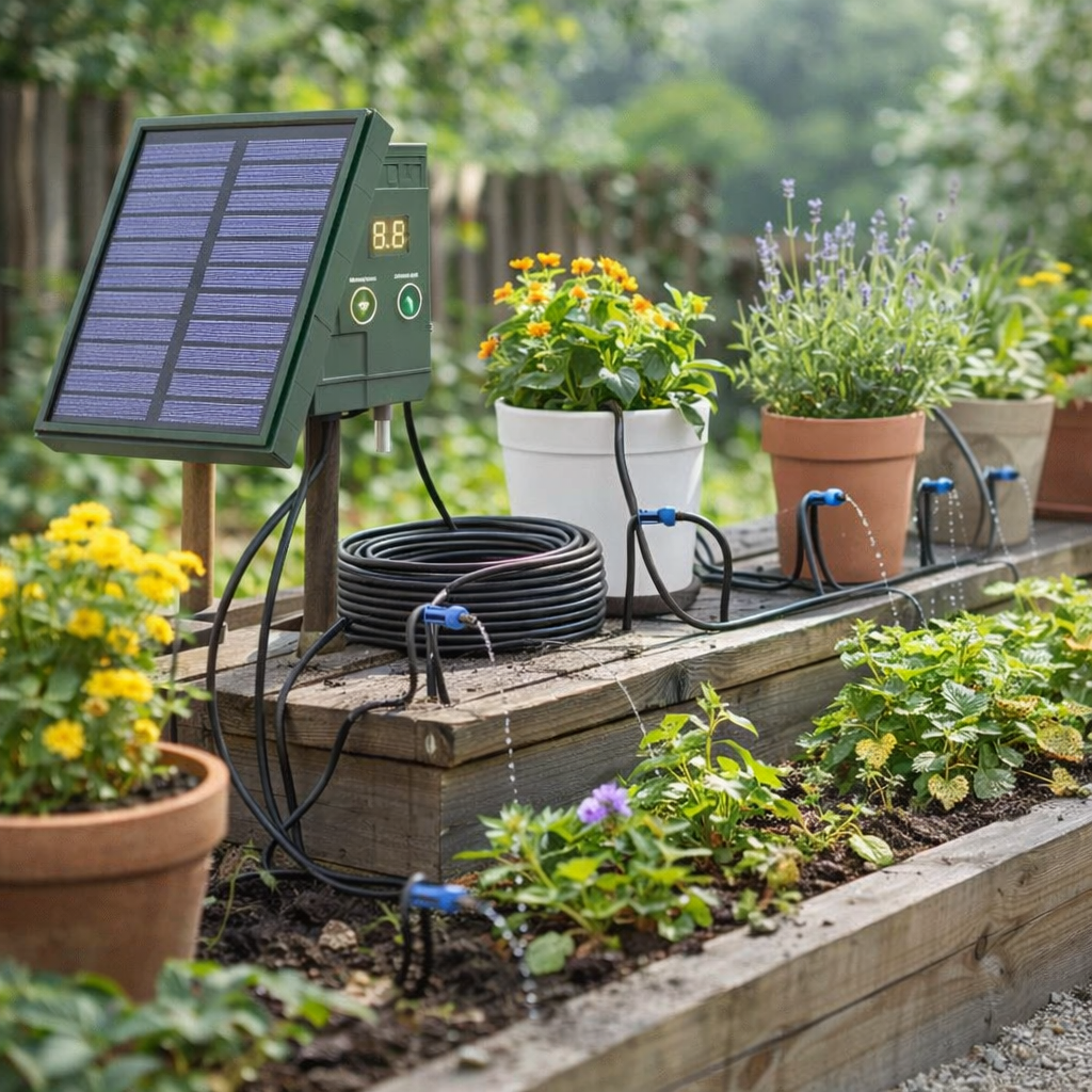 IRRIGEN – Smart Solar Drip Irrigation for Small Gardens