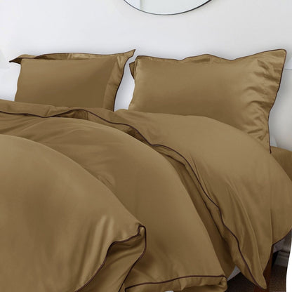 ITALIANEVE – 500 TC katoenen beddengoedset met dekbedovertrek en kussenslopen