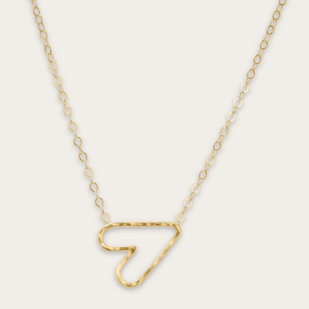 Itty Bitty Hart Gouden Ketting - Waterdichte, Hypoallergene Hanger Sieraden
