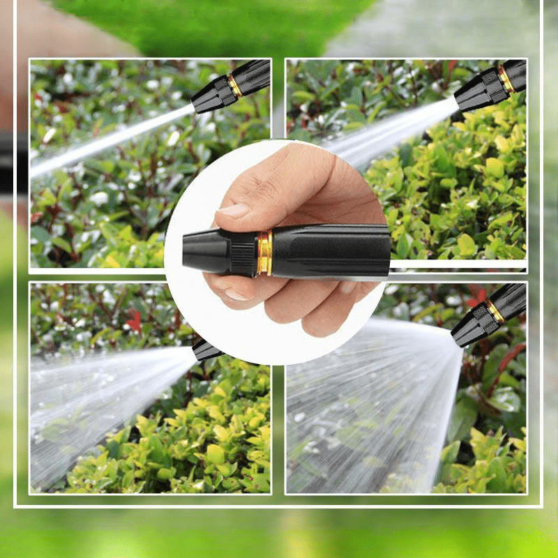 High-Pressure Garden Hose Nozzle with Adjustable Spray Settings – Durable Metal Construction, Rust-Resistant, Fits Standard Hoses-6