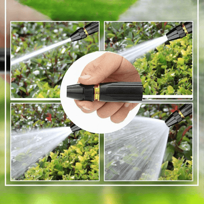 High-Pressure Garden Hose Nozzle with Adjustable Spray Settings – Durable Metal Construction, Rust-Resistant, Fits Standard Hoses-6