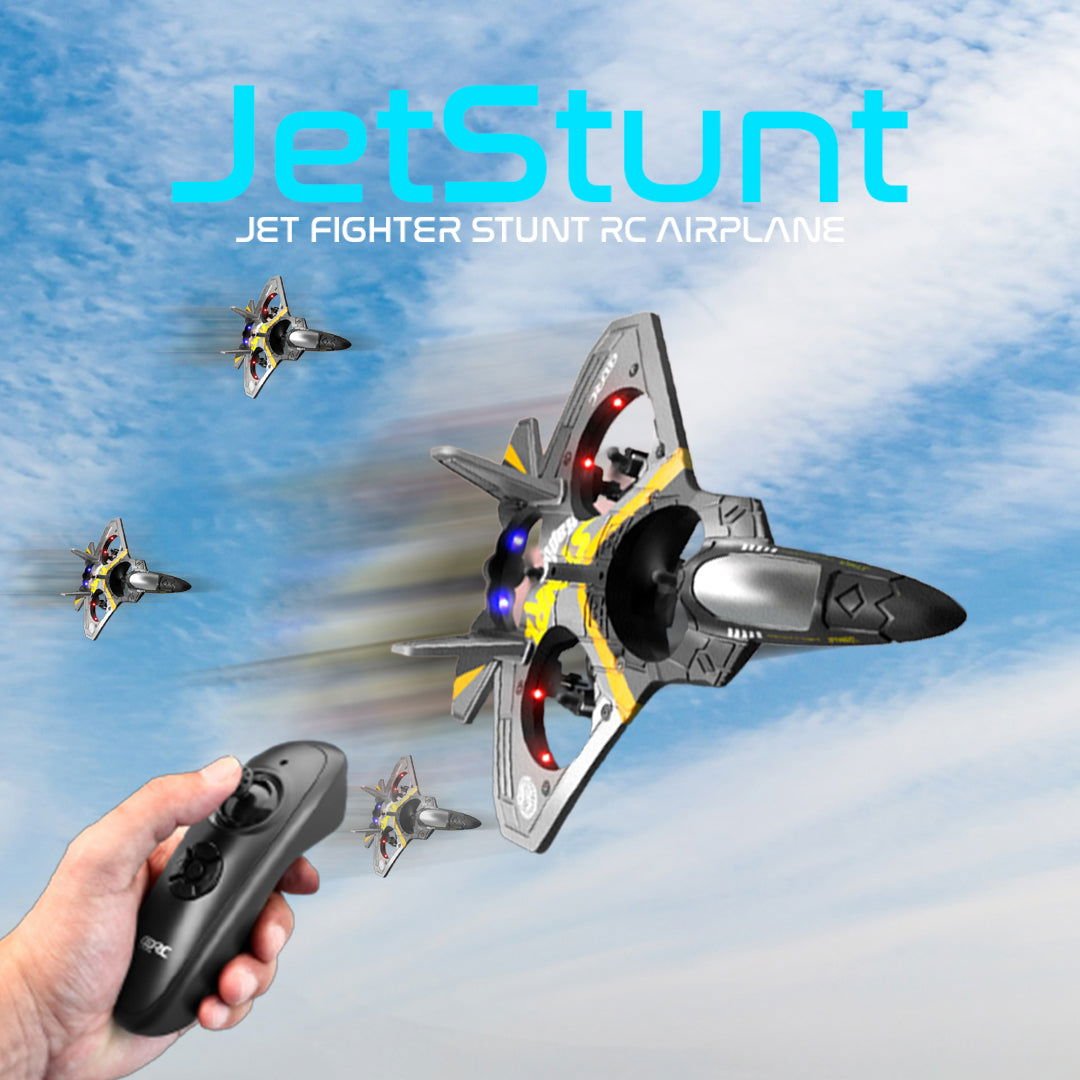 JETSTUNT – Radiografisch bestuurbaar vliegtuig voor luchtacrobatiek