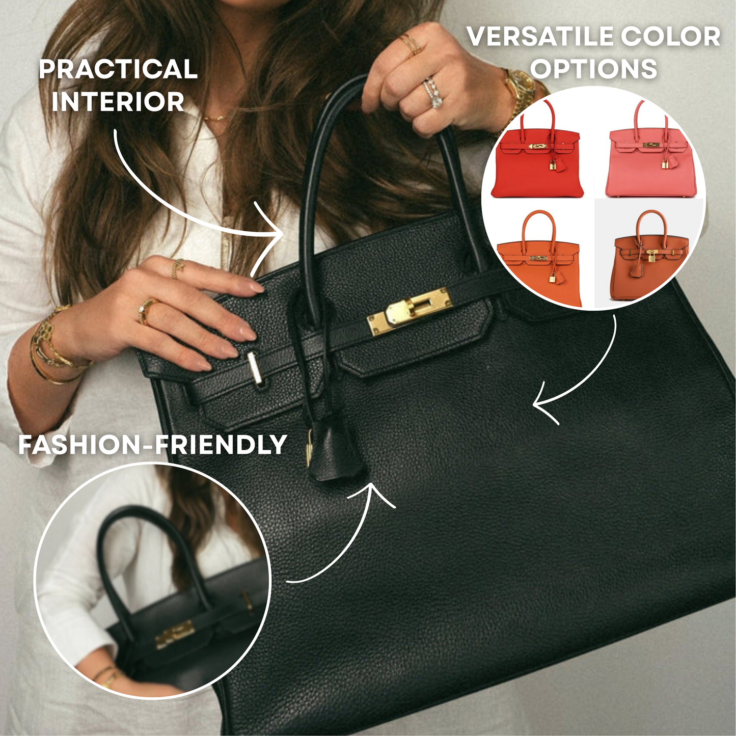 Luxhide lederen handtas - tijdloze elegantie en eersteklas rundleer voor alledaagse luxe