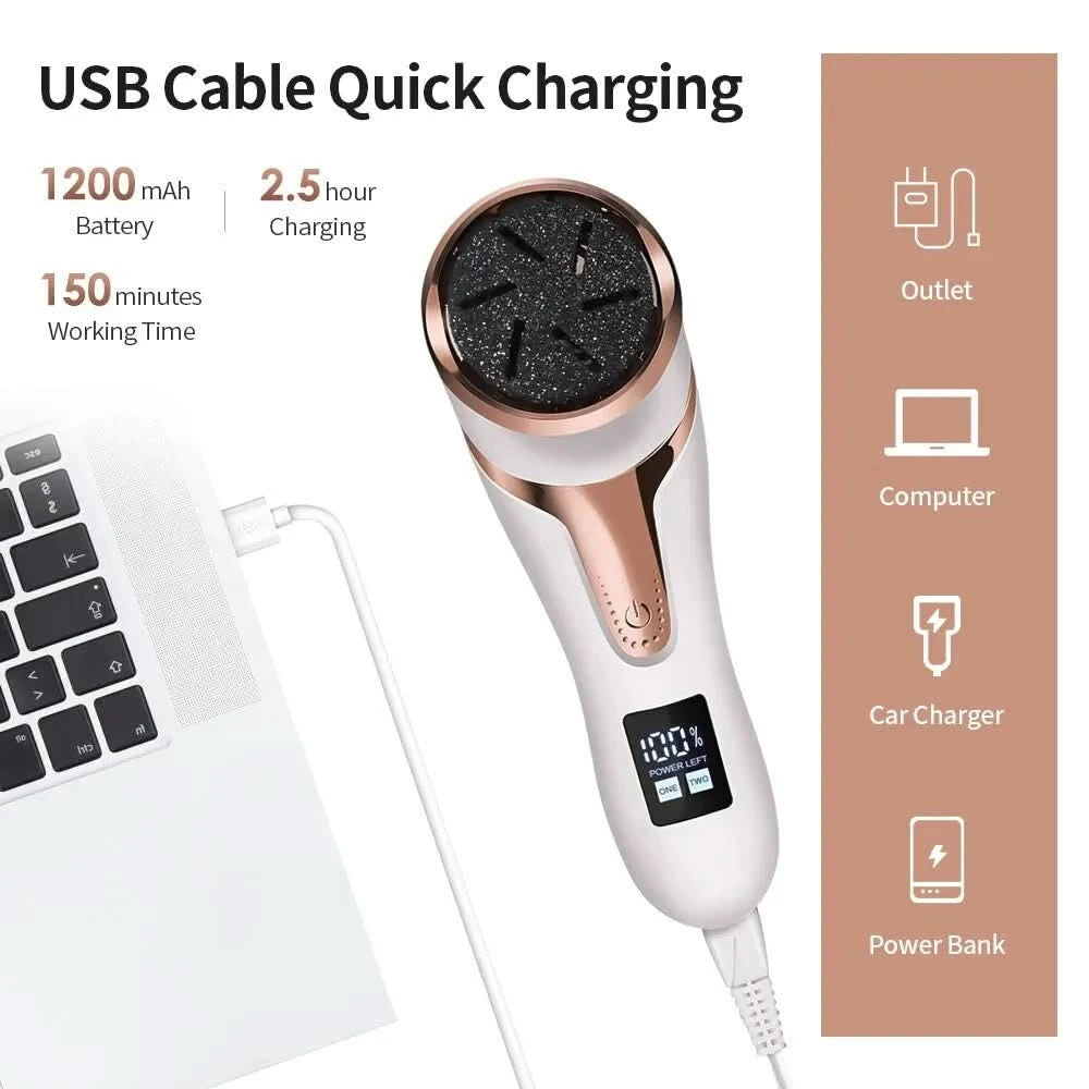  Recharging foot care device for soft feet - effective callus removal & user -friendly-5