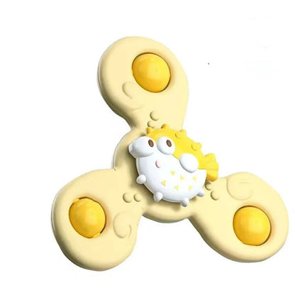 Colorful Insect Fidget Spinner - Educational Bath Toy for Kids, Safe ABS 7