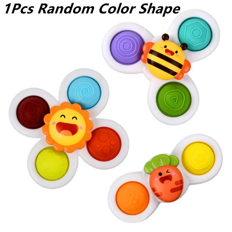 Colorful Insect Fidget Spinner - Educational Bath Toy for Kids, Safe ABS 2