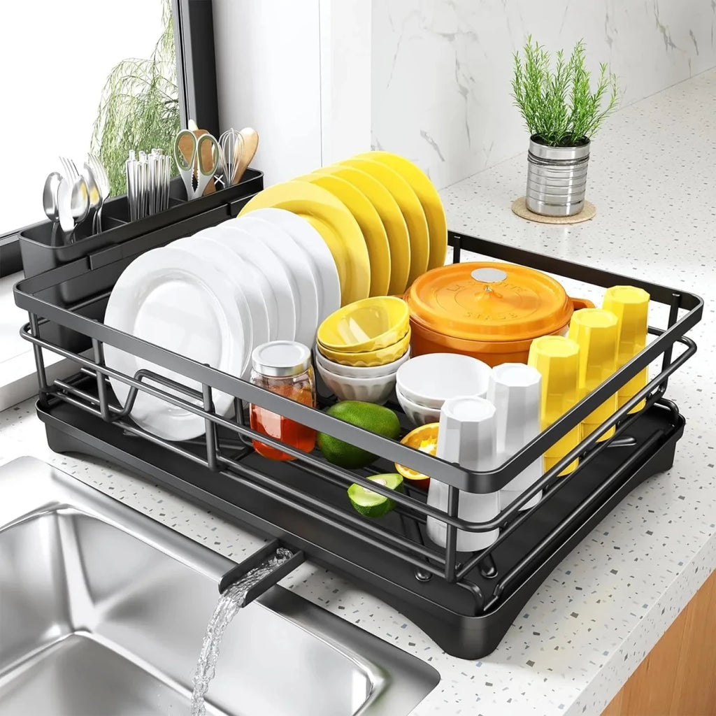 KITCHDRY – Large Dish Drainer with Drainboard