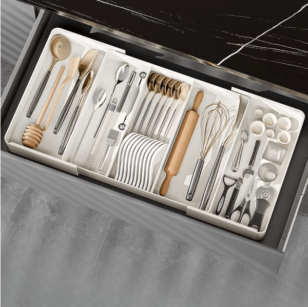  Kitchen order drawer organizer - flexible & stylish for every drawer-2