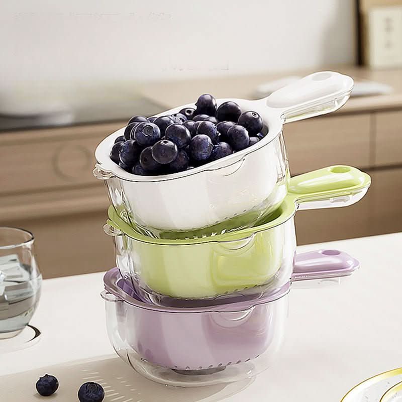  Kitchen end two layers of drainage basket-modern & practical for every kitchen-3