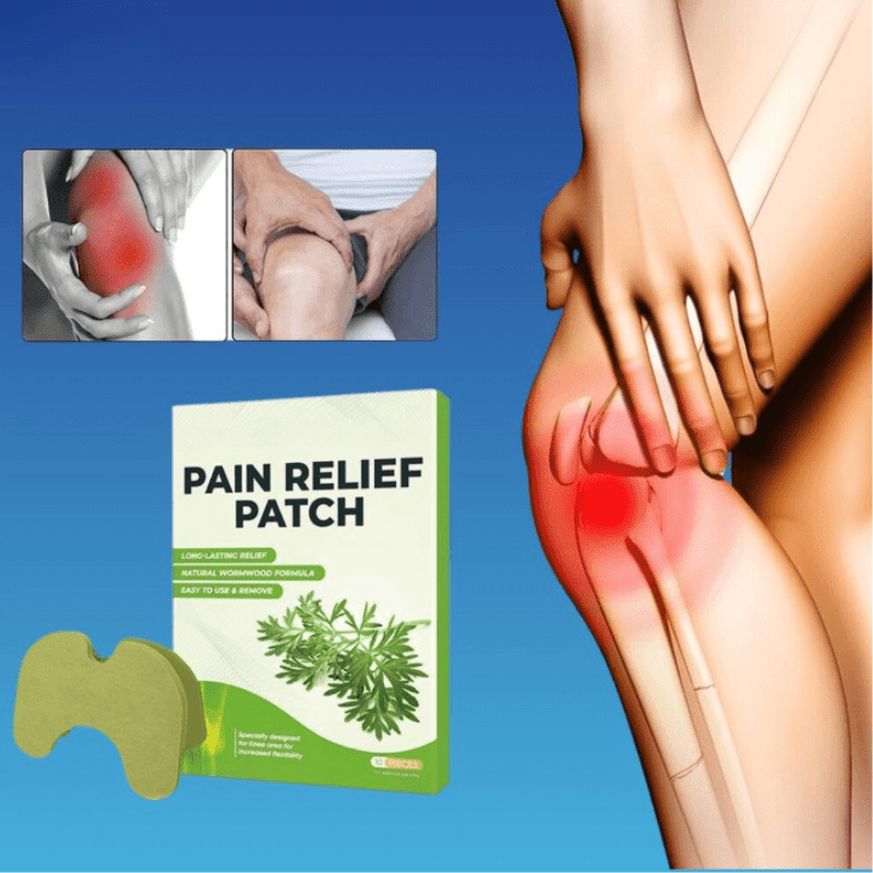 Kneecare Natural Pain Relief Patches – 8-Hour Herbal Treatment