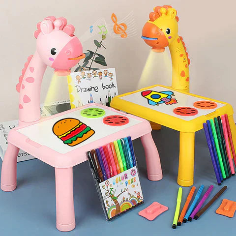 DINOBOARD – Creative drawing board with 12-piece set for little artists