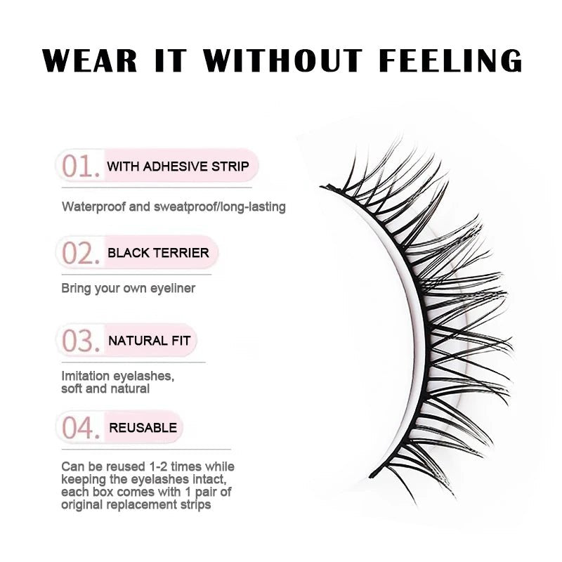 LashPerfect – uudelleenkäytettävät itsekiinnittyvät ripsitupsut vaivattomaan glamouriin